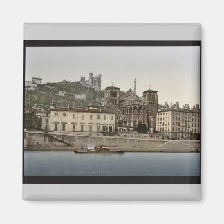 Aimant Cathédrale et Notre Dame de Fourviere, Lyon, Franc