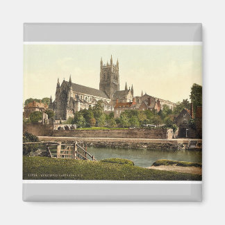 Aimant Cathédrale, S. W., Worcester, Angleterre rare Phot