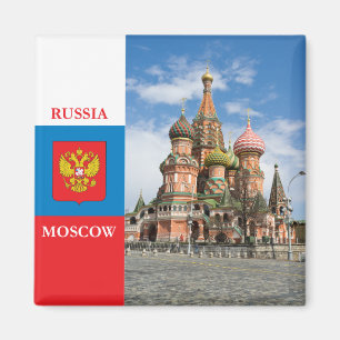 Aimant Cathédrale Saint-Basil à Moscow