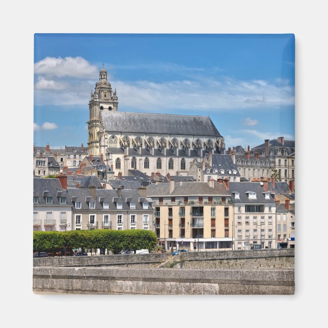 Aimant Cathédrale Saint-Louis à Blois en France Carte pos (Devant)