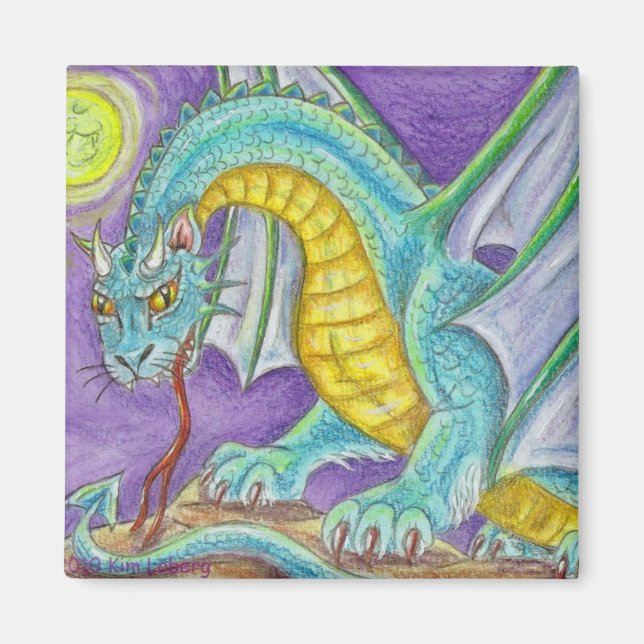 Aimant Cats Paw Dragon Imaginaire Art (Devant)