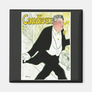 Aimant Caudieux de Toulouse Lautrec, Art Nouveau Vintage,
