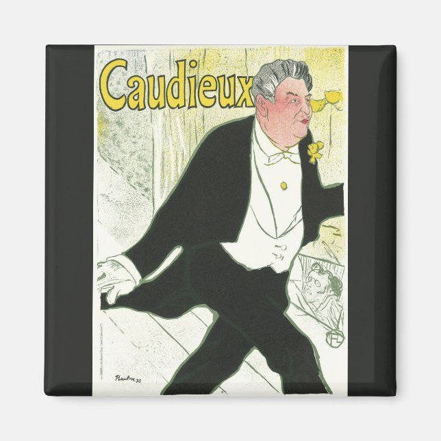 Aimant Caudieux par Toulouse Lautrec, Art Nouveau ancien (Devant)