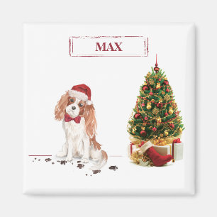 Aimant Cavalier King Charles Spaniel Funny Christmas Chie