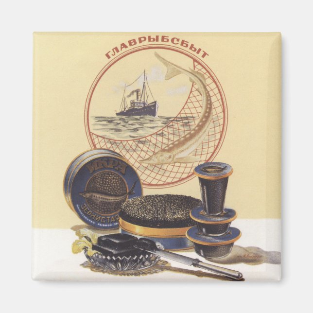 Aimant Caviar noir (Devant)