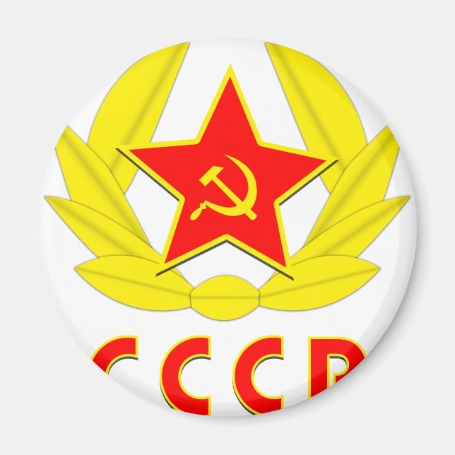 Aimant ccp ussr marteau et emblème de faucille (Devant)