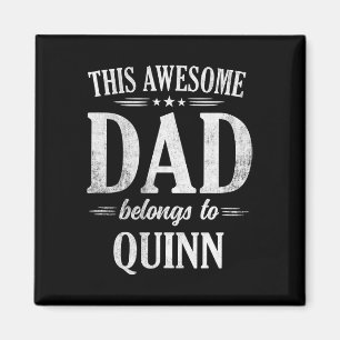 Aimant Ce Fantastique Papa Appartient À Quinn Fête des pè