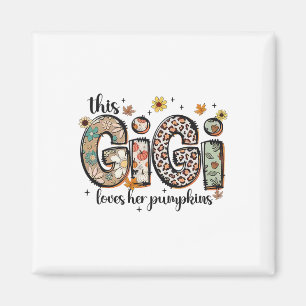 Aimant Ce Gigi Aime Ses Citrouilles Tomber Thanksgiving