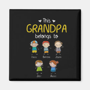 Aimant Ce Grand-Père Appartient À Une Mignonne Famille Pe