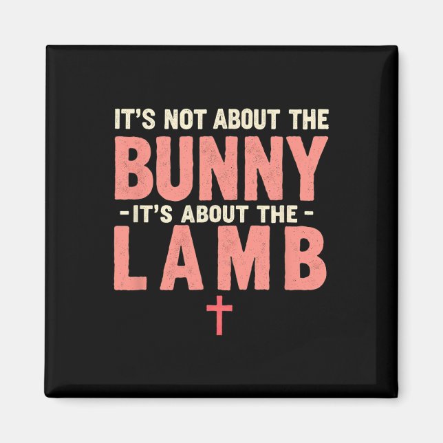 Aimant Ce n'est pas à propos du lapin, c'est à propos de  (Devant)