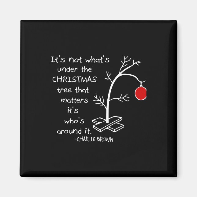 Aimant Ce n'est pas ce qui est sous l'arbre qui est (Devant)