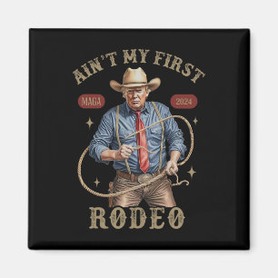 Aimant Ce n'est pas mon premier rodéo cowboy occidental d