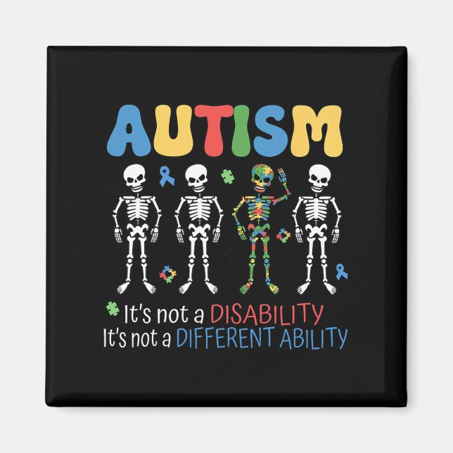 Aimant Ce N'Est Pas Un Handicap Différentes Capacités Aut (Devant)