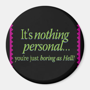 Aimant Ce n'est rien de personnel Blk BG