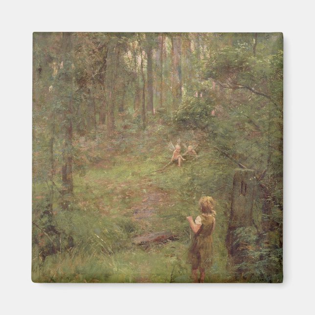 Aimant Ce que la petite fille a vu dans le Bush, 1904 (Devant)