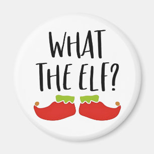 Aimant Ce que l'elfe drôle Noël Elfe Père Noël