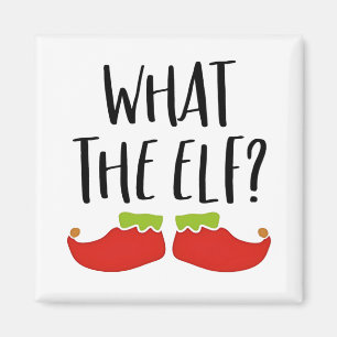 Aimant Ce que l'elfe drôle Noël Elfe Père Noël
