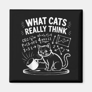 Aimant Ce que les chats pensent drôle chat mème humour ph