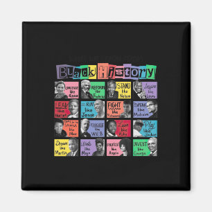 Aimant Ce que nous apprenons de Black History Sticker