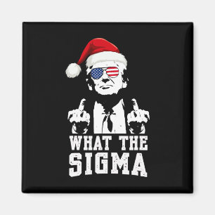 Aimant Ce que Sigma Trump Père Noël drôle Mème de Noël Xm