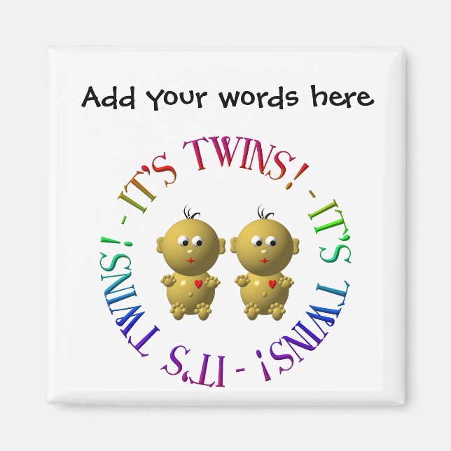 Aimant Ce sont des jumeaux ! (Devant)