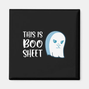 Aimant Ceci Est De La Feuille De Boo Fun Halloween Disant