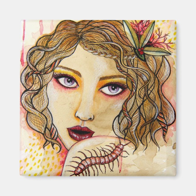 Aimant Cecilia et l'aimant centipede (Devant)