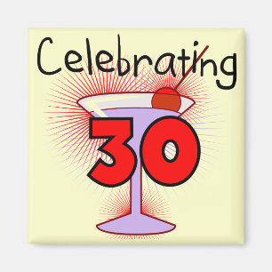 Aimant Célébration de 30 T-shirts et cadeaux