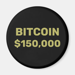 Aimant Célébration de Bitcoin à 150000