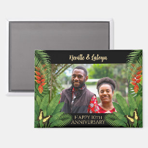 Aimant Célébration de mariage tropical jamaïcain Ajouter 