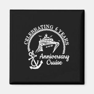 Aimant Célébration des 6 ans de mariage anniversaire de m