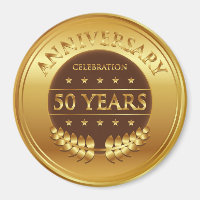 Célébration du 50e anniversaire Médaille d'or