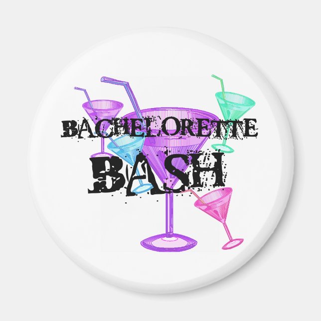 Aimant Célébrer Bachelorette Bash (Devant)