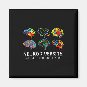 Aimant Célébrer la Neurodiversité Nous Pensons Tous Diffé