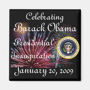 Aimant Célébrez le Président Obama Inauguration