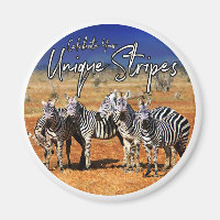 "Célébrez vos rayures uniques" Zebra Art
