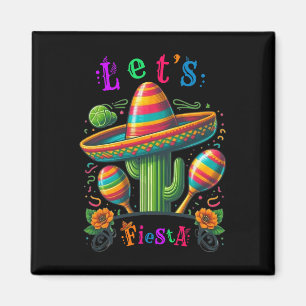 Aimant Célébrons la Fête du Cactus Cinco De Mayo Hommes F