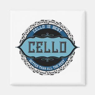Aimant Cello Best Music Note Circle
