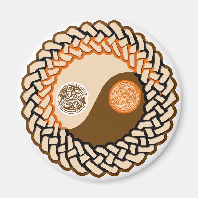 Aimant Celtic Yin Yang (Devant)