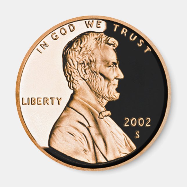 Aimant Cent Lincoln 2002 Classique (Devant)