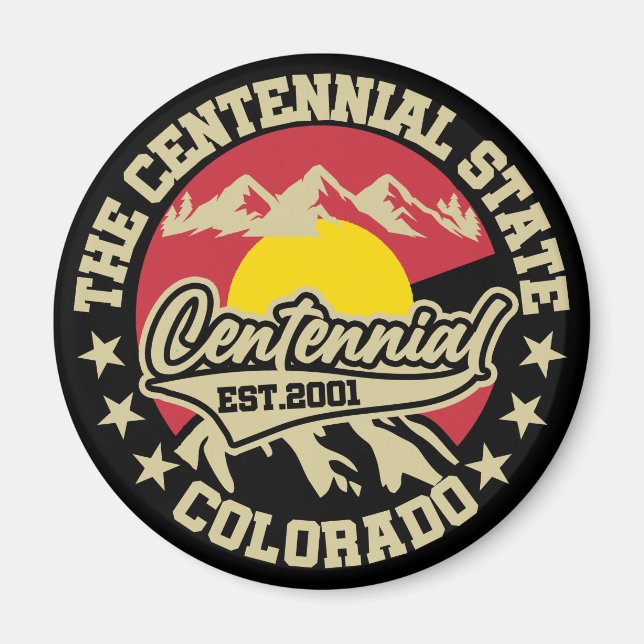 Aimant Centenaire, Colorado (Devant)