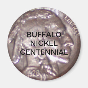 Aimant Centenaire du Buffalo Nickel