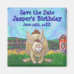 Aimant Centre de la fête du lapin