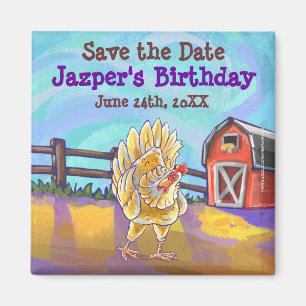 Aimant Centre de la fête du poulet