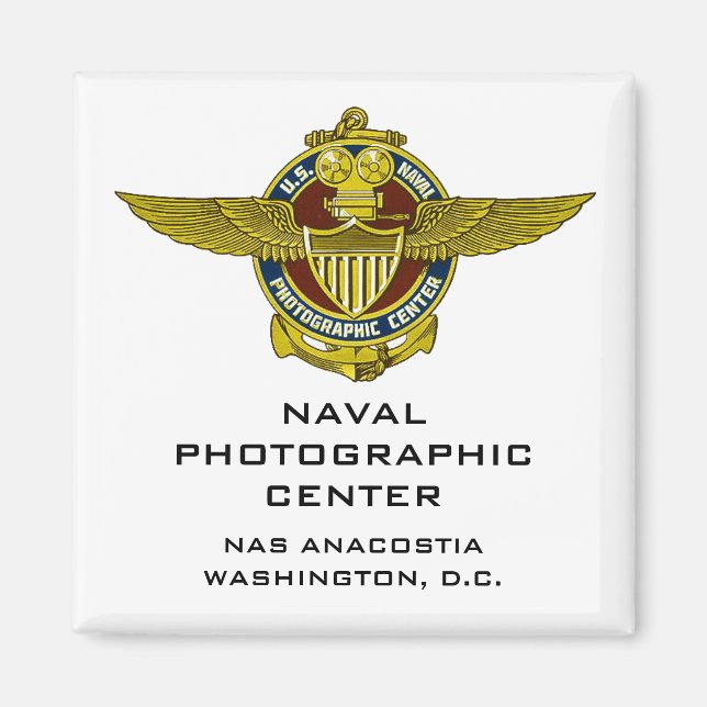 Aimant CENTRE PHOTOGRAPHIQUE NAVAL (couleur) (Devant)