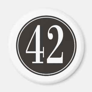 Aimant Cercle #42 noir