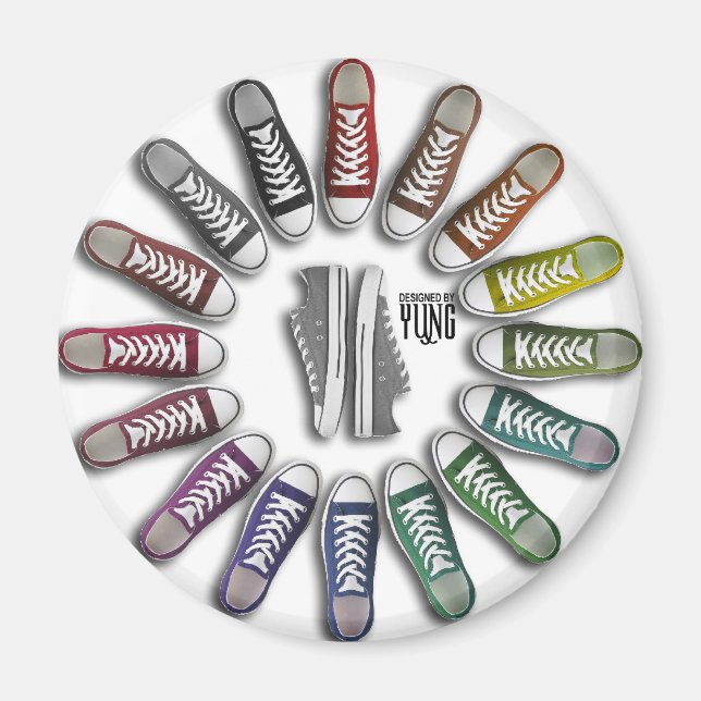 Aimant Cercle de Classic Sneakers (Devant)