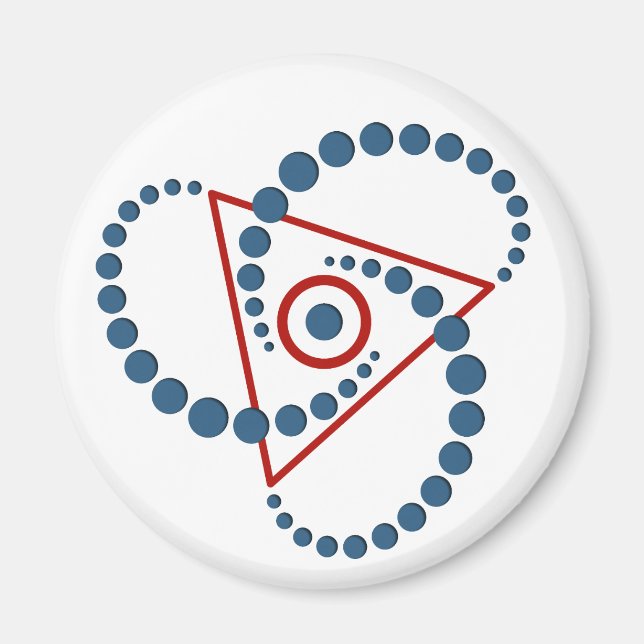 Aimant cercle de cultures VI (Devant)