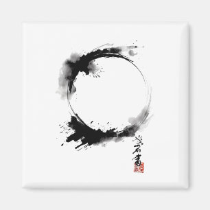 Aimant Cercle de méditation de yoga du bouddhisme Zen Ens