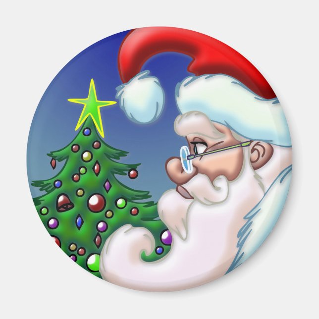 Aimant Cercle de Père Noël (Devant)